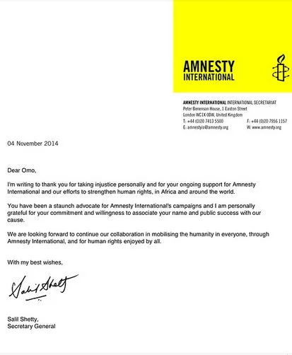 omotola amnesty