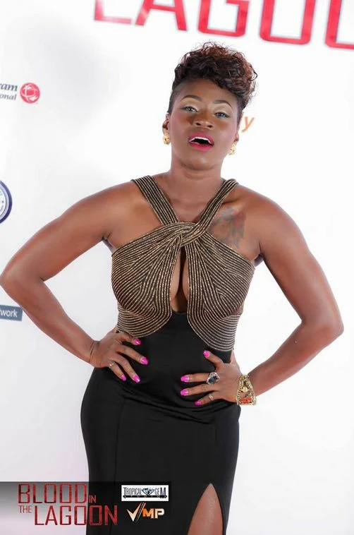 Omotola at Houston premiere of Blood in The Lagoon 10