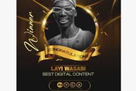 [VIDEO] Layi Wasabi's AMVCA 2024 Win Garners Praise from Nigerians Online