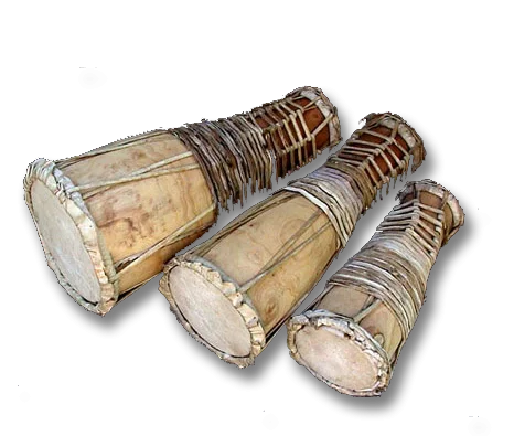 set of bata drums ara thunder female talking drummer