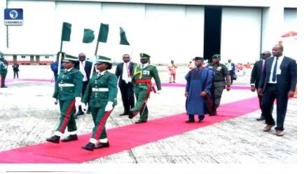 Osinbajo Lands In Akwa Ibom For State's 30 Years Anniversary. [See PHOTOS]