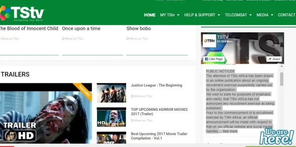 TSTV Africa: We Are Not Recruiting At The Moment