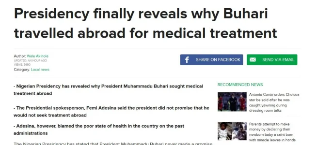 Buhari medical trip abroad.JPG
