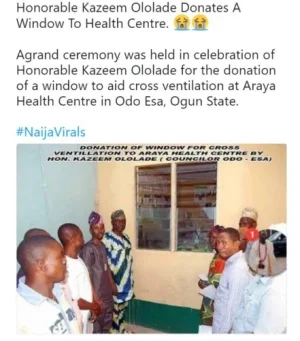 ogun state - donation on of window - gossipmill , nigeria political news.jpg ogun state - donation on of window - gossipmill , nigeria political news.jpg