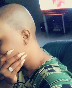 Blossom Chukwujekwu's Wife Shaves Off Her Hair.png Blossom Chukwujekwu's Wife Shaves Off Her Hair.png