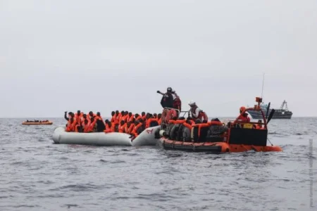 African Migrants on the Mediterranean sea.jpg African Migrants on the Mediterranean sea.jpg