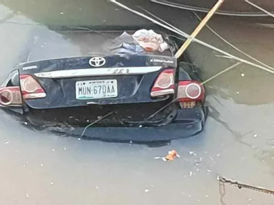 The missing General's car as found in a pool.jpg The missing General's car as found in a pool.jpg