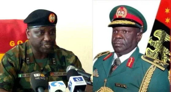 Major General Benson Akinroluyo and Major General Idris Alkali.jpg Major General Benson Akinroluyo and Major General Idris Alkali.jpg
