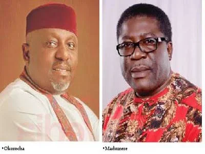 Rochas Okorocha and Eze Madumere.jpeg Rochas Okorocha and Eze Madumere.jpeg