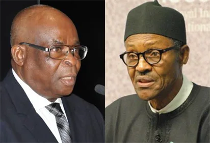 Justice Walter Onnoghen and President Buhari.png Justice Walter Onnoghen and President Buhari.png