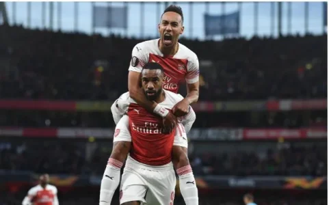 Alex Lacazette and Pierre-Emerick Aubameyang.JPG