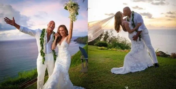 Dwayne 'The Rock 'Johnson and his wife, Lauren.jpeg Dwayne 'The Rock 'Johnson and his wife, Lauren.jpeg