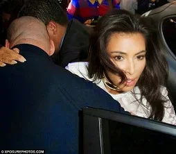 Kim Kardashian rescued by her bodyguard 2.jpg Kim Kardashian rescued by her bodyguard 2.jpg