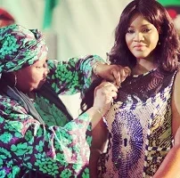 Omotola receiving her National award in Abuja 2.jpg Omotola receiving her National award in Abuja 2.jpg