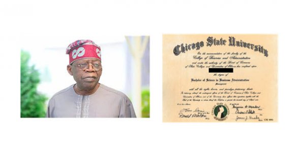CSU Deposition Scandal: Certificate Tendered by Tinubu to INEC Not Issued by the University?