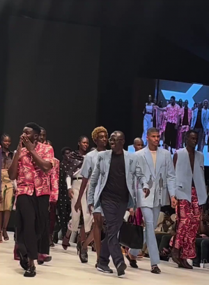 [VIDEO] Lagos Governor Sanwo-Olu Makes a Surprise Runway Debut at Lagos Fashion Week 2023