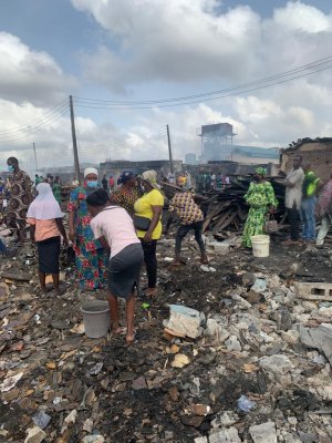 Blaze Engulfs Lagos Plank Market, Destroying 351 Shops and Displacing Over 1,000 Traders