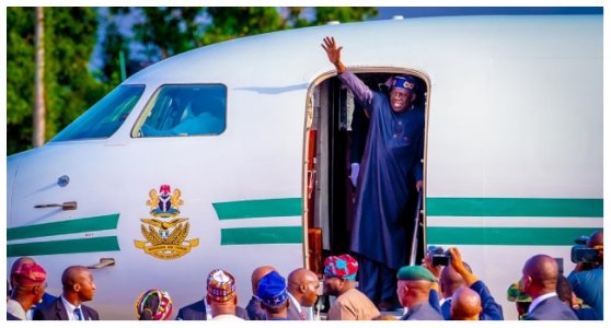 Tinubu Advocates Climate Action as He Departs Abuja for COP28 Climate Summit in Dubai