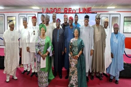 Lagos Celebrates as President Tinubu Inaugurates First Phase of Red Line Rail Project