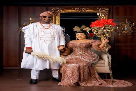 Nigerians Mock Lord Lamba and Very Dark Man as Queen's Joyful Union Takes Center Stage