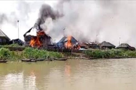 Okuama Community: Nigerians Saddened by Video Revealing Complete Devastation Following Army Operations