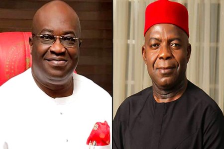Public Outcry as Governor Otti Exposes Corruption Allegations Against Former Abia Governor Ikpeazu's Administration