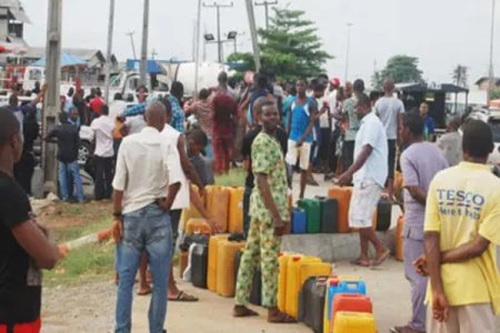 Nigerians Stranded as Petrol Scarcity Triggers Spike in Transportation Prices