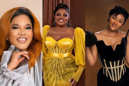 AMVCAS 2024: Funke Akindele Fans React to Toyin Abraham's Support for Kehinde Bankole's Award Win