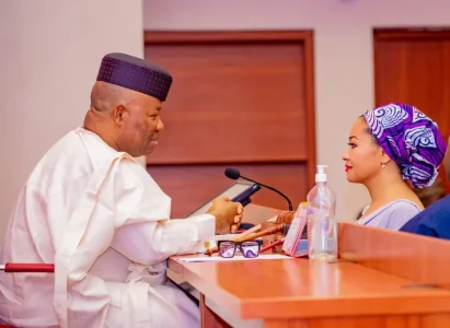 Akpabio, Senator Natasha Mend Fences as She Invites Senate to Kogi Event