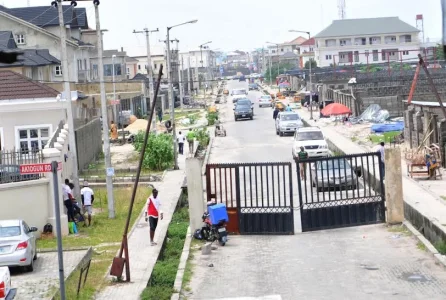 Image result for street gate in nigeria