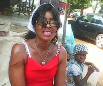 Governor Ortom's Security Aides Beats Up Lady in Makurdi Church [PHOTOS]