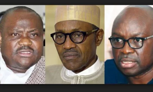 Wike Fayose and Buhari.JPG