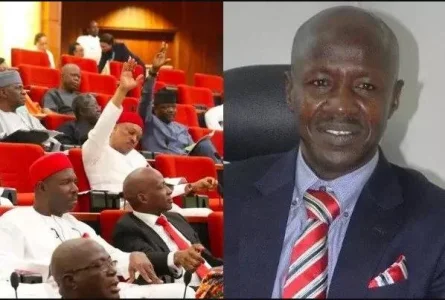 EFCC, DSS, Ibrahim Magu, Abubakar Malami, Parry Osayande, AGF, Ibe KACHIKWU, National Security Adviser, NNPC, Umar MOHAMMED, Folashade BELLO, DailyTrust, 