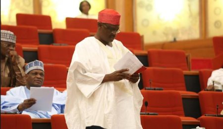 Image result for The Nigerian Senate has suspended Senator Ali Ndume for six months.