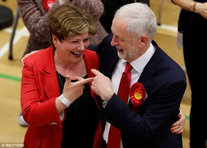 UK Election: Jeremy Corbyn Hits Emily Thornberry's Breast [VIDEO]