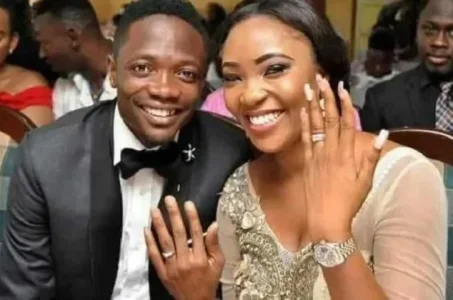 ahmed musa and new wife.PNG